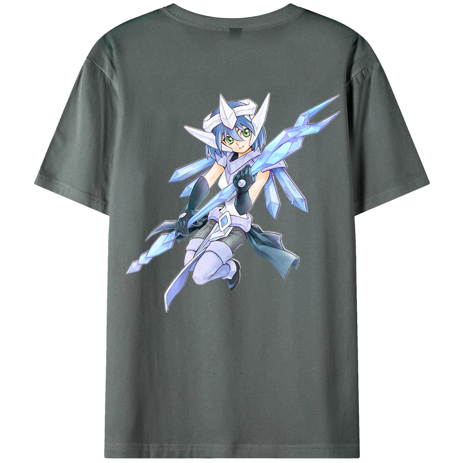 （画像用） 遊☆戯☆王 Yu-Gi-Oh! 綿100％ メンズ半袖Tシャツ（バックプリント） 通気性